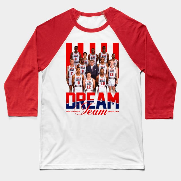 USA Dream Team Baseball T-Shirt by Juantamad